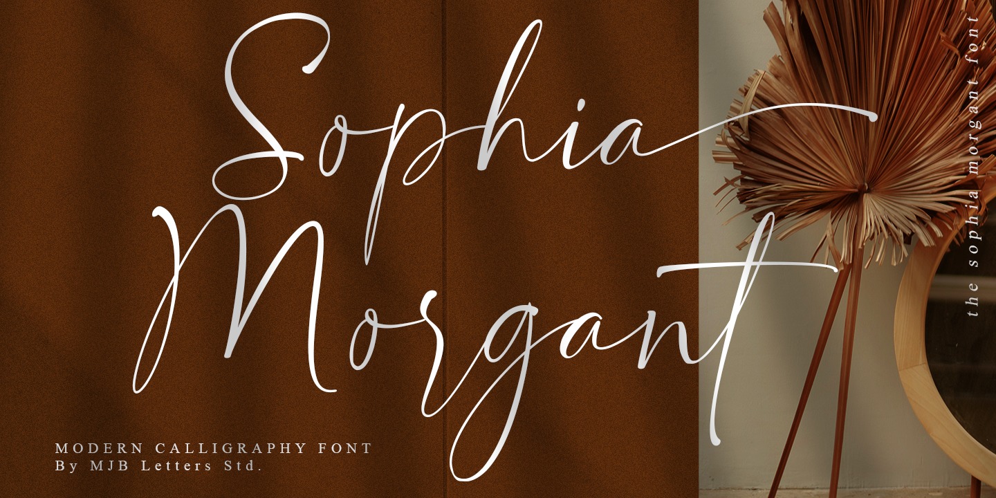 Przykładowa czcionka Sophia Morgant #1